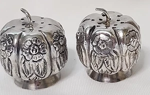 Pair Mexican sterling silver "925 - PRIETO" salt & pepper shakers Casa Prieto - Picture 1 of 9
