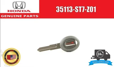 HONDA Integra DC2 TYPE-R GENUINE Blank Master Key 35113-ST7-Z01 OEM JDM - Image 1 of 4