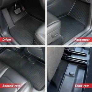 All-Weather Floor Mats Set for Tesla Model Y 7 Seat 2020-2024🐦🔥 - Picture 1 of 6