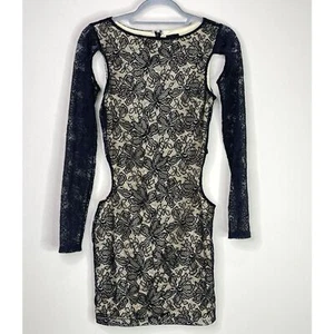 Mini Vestido para Mujer Revolve NBD Salvaje Corte de Encaje Caprichoso Gótico Talla Pequeña - Imagen 1 de 10