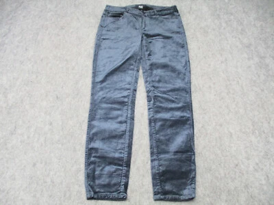 Paige Pants Womens 30 Blue Suede Vedugo Ultra Skinny Leg Jeans 30x29 - Image 1 of 4