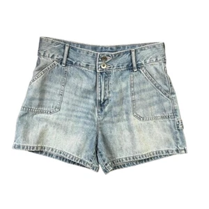 The Children's Place Shorts Denim Shortie Light Wash Adjustable Waist Girls 16 - Picture 1 of 12