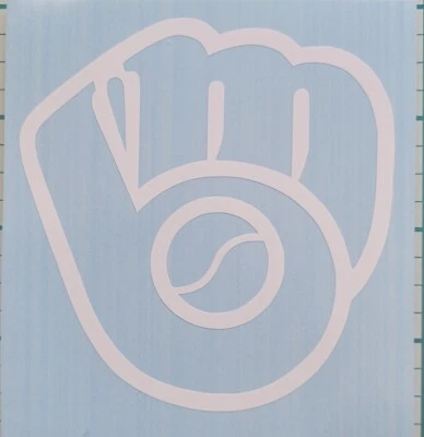 ORACAL/STARCRAFT Milwaukee Brewers Vinyl Decal Cars Trucks Windows Laptops Boards Glass Cups