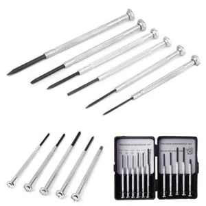 11Pcs Mikropräzisionsschraubendreher Set Mini Jewelers Dswy Watch Q5P4 D3P7 - Picture 1 of 10
