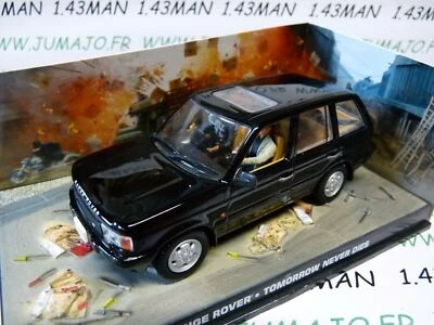 JB34 voiture 1/43 IXO 007 JAMES BOND : RANGE ROVER noir Tomorrow never dies - Photo 1/2