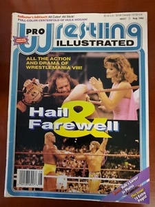 Pro Wrestling Illustrated Edizione da Collezione Agosto 1992 Rivista Vedi Foto - Foto 1 di 3