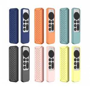 Silicone Remote Protective Shell For Apple TV Siri Remote 2021 Anti-Slip cover - Picture 1 of 18