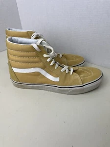 Vans Sk8 Hi Ochre White Yellow Men's 10 Skate Shoes - Picture 1 of 6