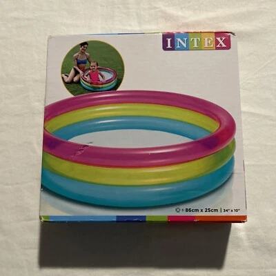 Intex Rainbow Baby Pool  (34in x 10in) - Free shipping! - Image 1 of 4