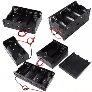 1x/2x/3x/4x/8x D Battery Holder Case Storage Box with Wire Lead For PC1300 R20 - Picture 1 of 7