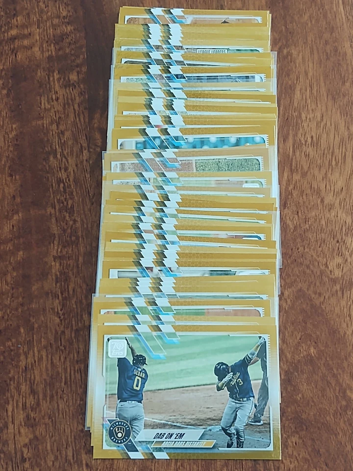 2021 Topps Series 1 Baseball Gold Foil Parallel You Pick Complete Your Set - Image 1 of 1