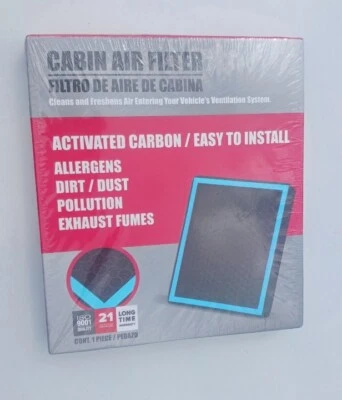 FILTRO AIRE CABINA - CARBÓN ACTIVADO ISO 9001 AEA027-MT Foto 1 de 2