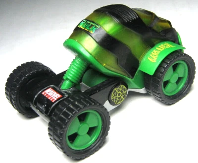 2004 MAJORETTE MARVEL HEROES THE INCREDIBLE HULK GREEN 1:64 DIECAST 2 1/2" CAR - Image 1 of 4