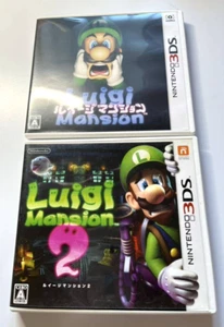 Luigi Mansion Luigi's Mansion 1 & 2 set Nintendo 3DS Japanese ver Tested - Picture 1 of 12