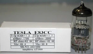 E83CC Tesla Nos Silber Pins Amplitrex getestet #2431009 - Bild 1 von 8