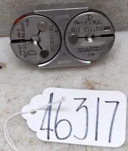 1/4-27 ns3 go no go ring gage (Inv.46317) - Bild 1 von 6