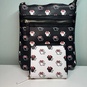 Cartera Bandolera y Cartera Disney Minnie Mouse Blanco y Negro - Imagen 1 de 20
