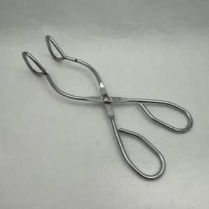 Ekco Metal Non-Slip Jaws Serving Cooking Barbecue Tongs - Picture 1 of 10