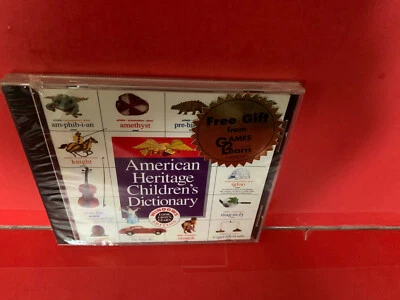American Heritage Children's Dictionary WINDOWS (PC CD ROM, 1995) New, Sealed! - Image 1 of 3