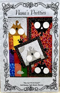 Table Runner Wall Hanging Pattern Applique Quilted Unused Nana's Pretties - Picture 1 of 7