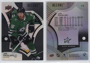2021-22 Upper Deck Allure Black Rainbow Joe Pavelski #74