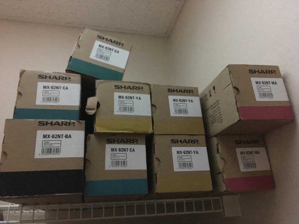 Sharp MX-62NTYA Yellow Toner - Image 1 of 1