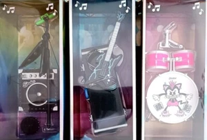 3 PCS Drums Bass Guitar Micro 1/6 Doll Rainbow High Shadow Blythe Pullip Azone - Imagen 1 de 1