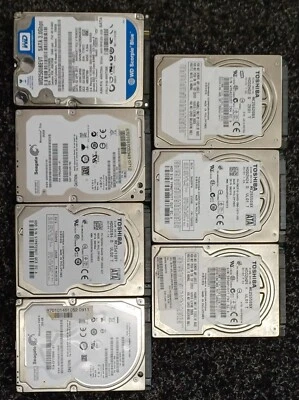 JOB LOTOF 13PC USED MIXED 2.5 SATA HARD DRIVE6PCS 320GB/7PCS 250GB ALL TESTED - Image 1 of 4