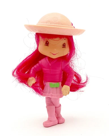 Collectible Strawberry Shortcake Doll Pose-able McDonalds Toy 2007 Figure 3.75” Cover