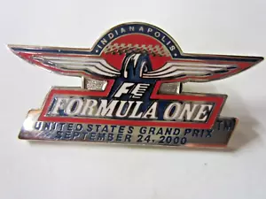 Formula One/F1 2000 US Grand Prix Indianapolis Indiana Sept 24 Racing Event Pin - Picture 1 of 2