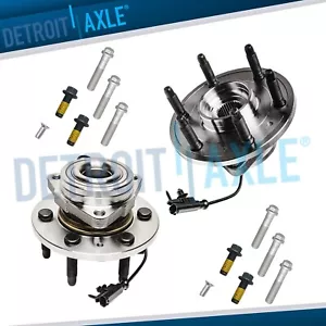4WD Front Wheel Bearing Hubs w/Bolt for Chevy GMC Silverado Sierra 1500 Cadillac - Picture 1 of 7