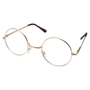 Gafas de sol hippy vintage inspiradas en John Lennon con lentes transparentes redondas - Imagen 1 de 15