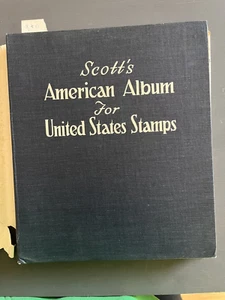 1947 Scott American Album With Collection Many Stamps Excellent Condition - Picture 1 of 24