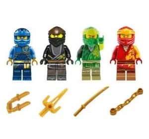 Lego Ninjago Minifigures Lot of 4 The Golden Weapons - Picture 1 of 5