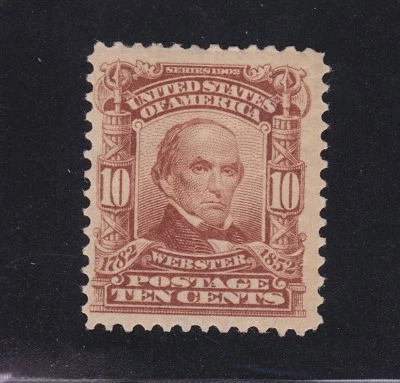 US 307 10c Webster Mint F-VF OG H SCV $60 - Image 1 of 2