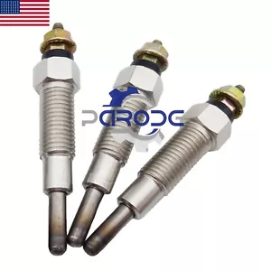 3 pcs Glow Plug 8-97106549-4 8-97106549-1 for Isuzu 3LB1 3LD1 Engine - Picture 1 of 4