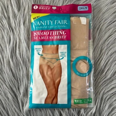 Vanity Fair Radiant коллекции разглаживания бесшовный бриф женщин размер 2XL/9 желтовато-коричневый - Изображение 1 из 4