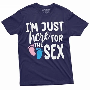 Lustiges T-Shirt Gender Reveal Party T-Shirt Baby Ankündigung Shirt - Bild 1 von 9