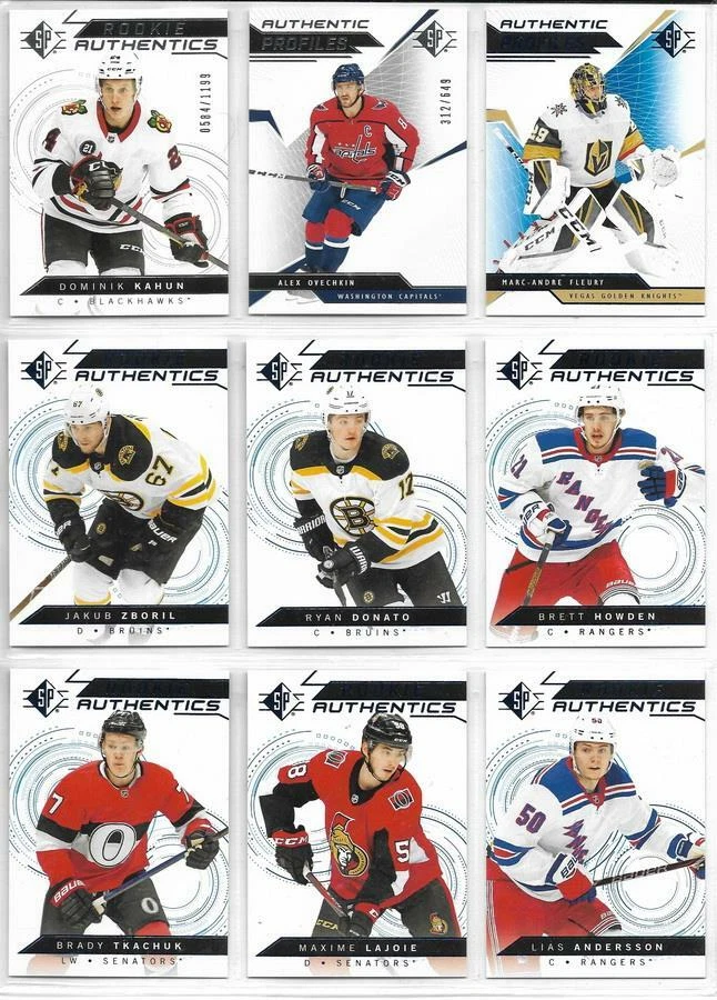 JAKUB ZBORIL BOSTON BRUINS 2018-19 SP AUTHENTIC ROOKIES BLUE #126 - Image 1 of 1