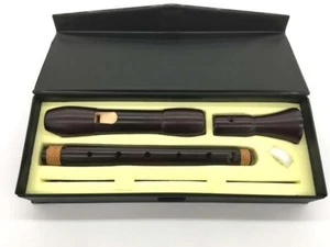 ZEN-ON A-1650B Alto Recorder Wooden Baroque w/Box from JAPAN - Picture 1 of 12