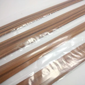 Sapele Wood Strips 0.5x5x500mm for Wooden Ship Fittings Supplier - Pack of 20 - Picture 1 of 3