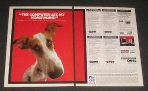 1999 Dell Computers Print Ad, The Computer Ate My Homework, Vintage Technology - Picture 1 of 2