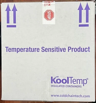 Kooltemp Large Insulated shipping box And Styrofoam Cooler And Kool Packs - Image 1 of 4