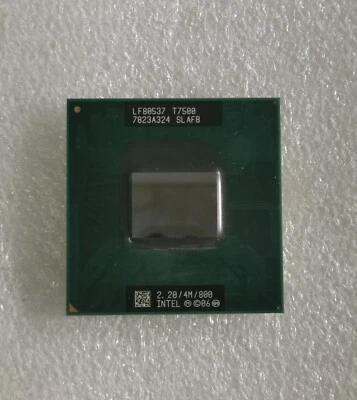 Intel Core 2 Duo T7500 CPU 2.2GHz/4M/800MHz Laptop Mobile Processor Socket  - Image 1 of 2