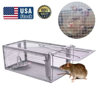 Live Humane Cage Trap for Squirrel Chipmunk Rat Mice Rodent Animal Catcher