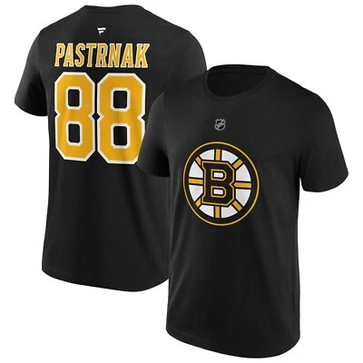 FANATICS NHL T-Shirt Boston Bruins David Pastrnak 88 Eishockey Trikot Jersey