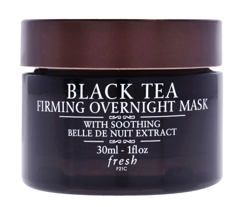 FRESH BLACK TEA FIRMING OVERNIGHT MASK - 1.0 OZ/30 ML IN BOX - TRAVEL SIZE - Image 1 of 1