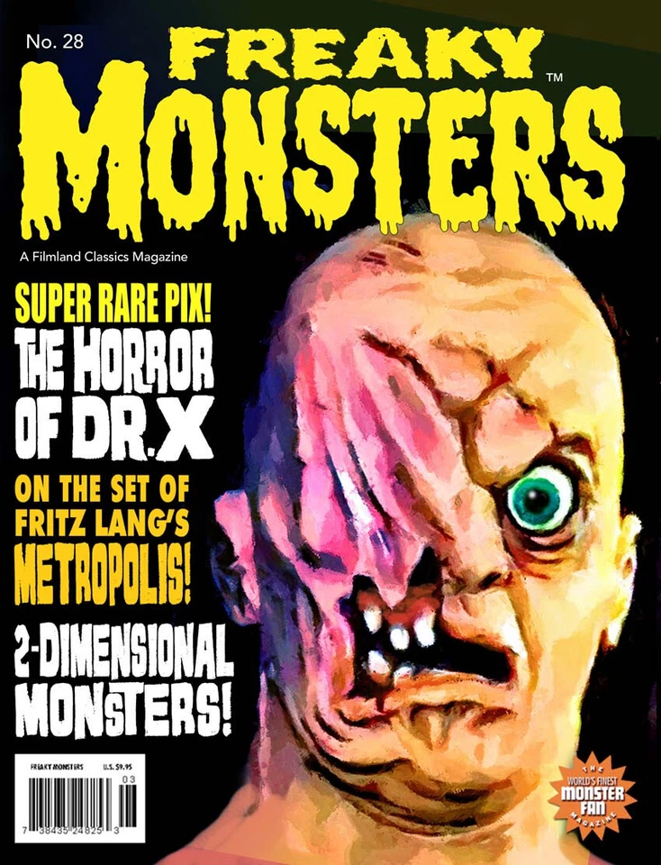 FREAKY MONSTERS 28! New! Like the original Famous Monsters Magazine only better! - Image 1 of 1