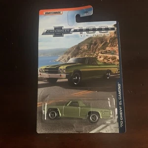 2018 Matchbox MBX Chevrolet Trucks 100 Years Green '70 1970 Chevy El Camino - Picture 1 of 5