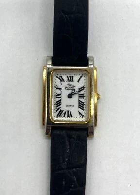 Reloj Jaguar Fragancias Cuarzo Cara Cuadrada Número Romano No Funciona Foto 1 de 4